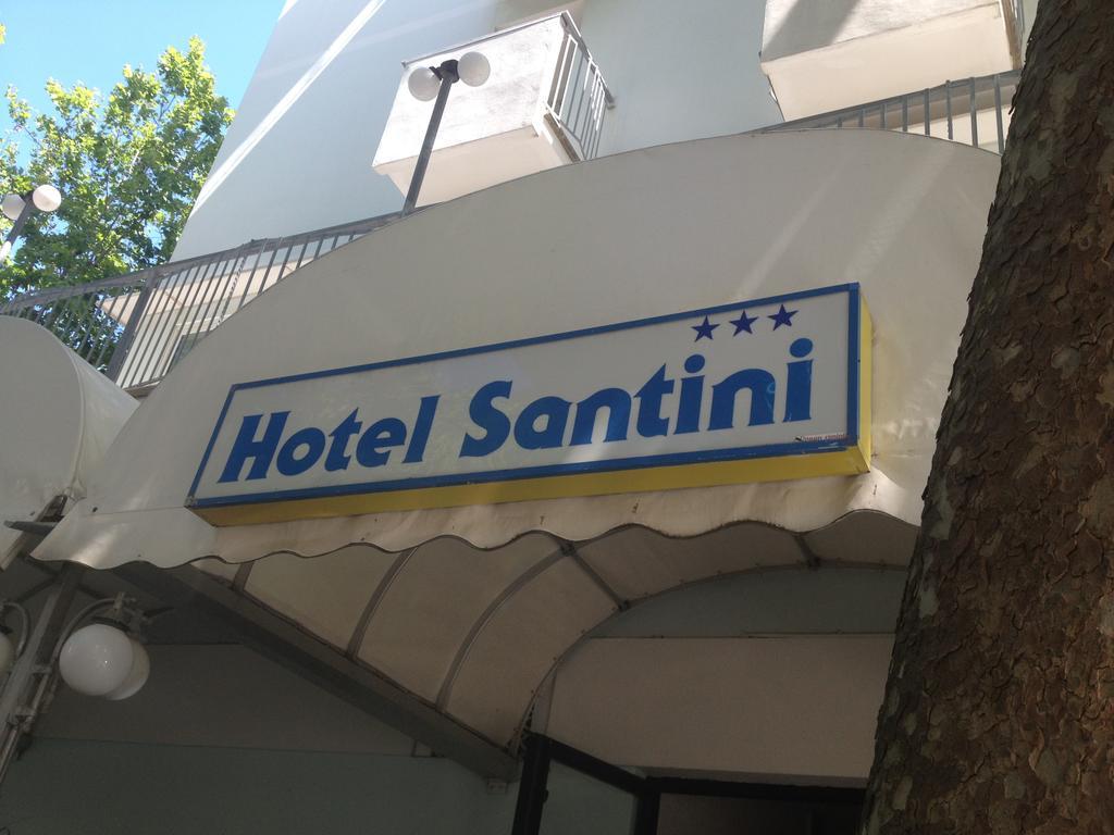 Hotel Santini Римини Экстерьер фото